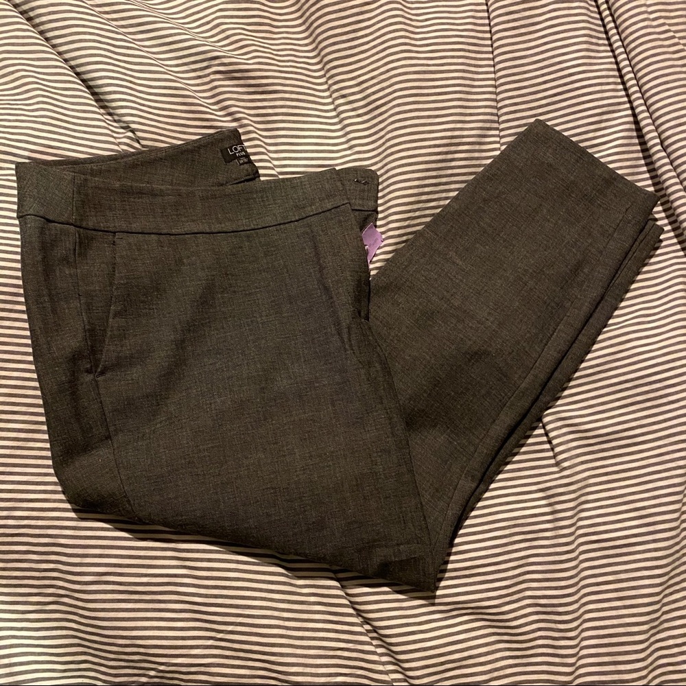 Loft marisa size 20 gray pants